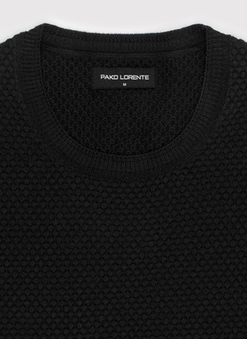 Sweter męski w kolorze czarnym