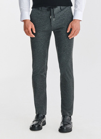 Szare casualowe spodnie męskie