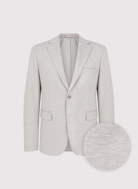 Dzianinowa marynarka w kolorze beżowym