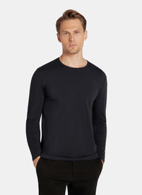 Longsleeve męski w kolorze granatowym