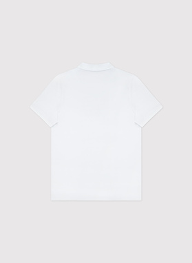 T-shirt polo w białym kolorze