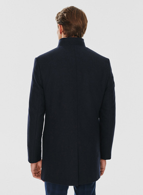 Płaszcz męski w kolorze granatowym
