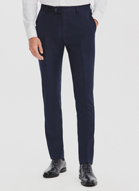 Spodnie garniturowe w subtelną kratę