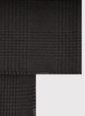 Szalik męski w kolorze szarym w kratę