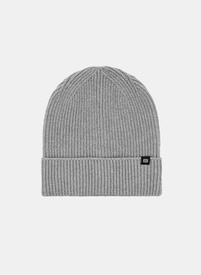 Szara bawełniana czapka męska