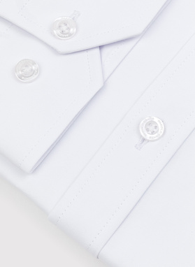 Elegancka biała koszula męska w fasonie Regular