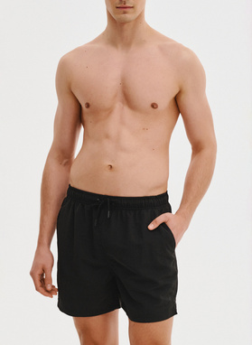 Szorty kąpielowe męskie w czarnym kolorze