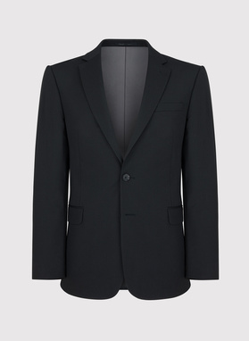 Klasyczny czarny gładki garnitur