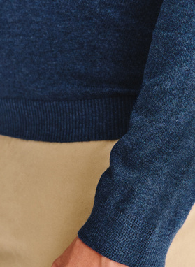 Golf męski w ciemnoniebieskim kolorze