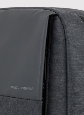 Grafitowy plecak męski na laptopa