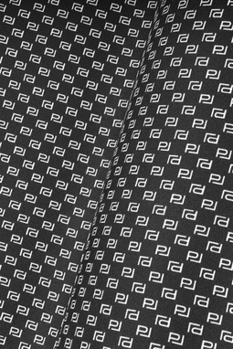 Czarna poszetka z jedwabiu