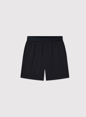 Biało-czarna piżama męska z bawełną