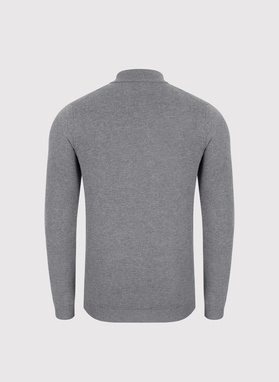 Półgolf męski w szarym kolorze