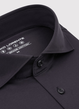 Grafitowa koszula z dzianiny