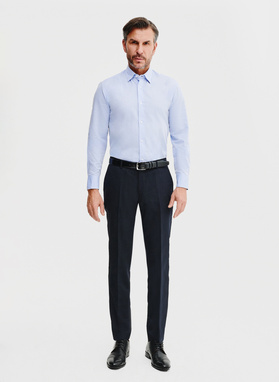 Gładka bawełniana koszula męska