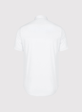 Biała koszula męska z krótkim rękawem