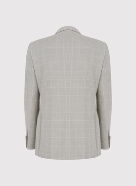 Ślubny garnitur męski w kratkę