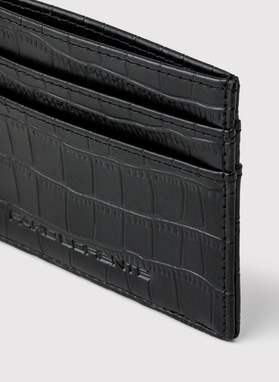 Zestaw męski skórzany portfel plus wizytownik