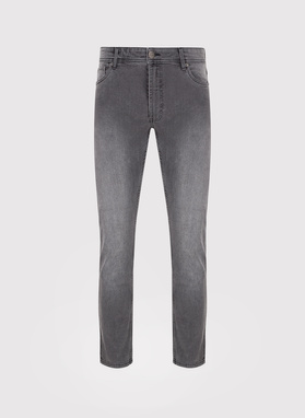 Szare jeansowe spodnie męskie