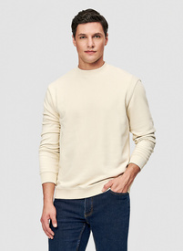 Beżowa bluza dresowa