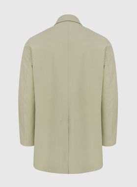 Beżowy klasyczny płaszcz męski