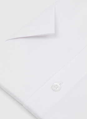 Biała koszula męska z krótkim rękawem