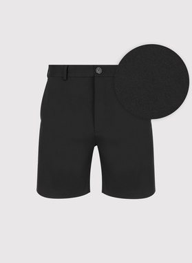 Czarne szorty męskie z bawełną