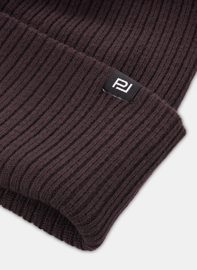 Brązowa czapka męska