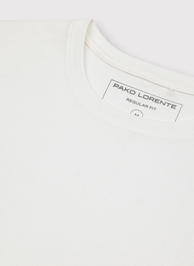 Ecru t-shirt męski