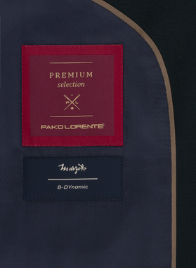 Wełniany zielony garnitur męski