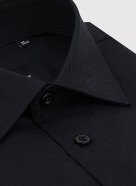 Czarna bawełniana koszula męska