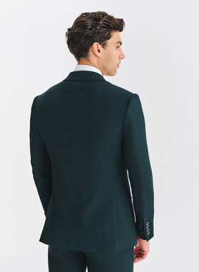 Zielony garnitur męski