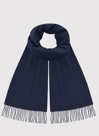 Wełniany granatowy szalik