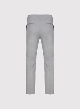 Szare spodnie ganiturowe