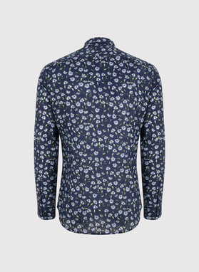 Bawełniana koszula w kwiaty