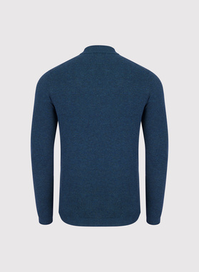 Półgolf męski w ciemnoniebieskim kolorze