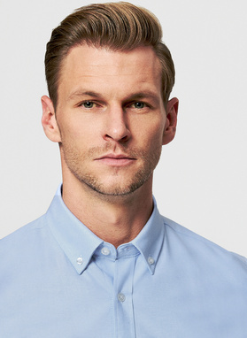 Niebieska koszula męska