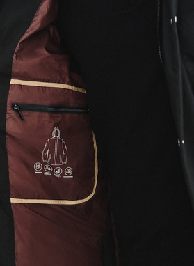 Czarna kurtka męska na zimę