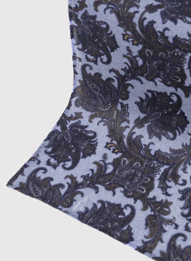 Niebieska poszetka męska paisley