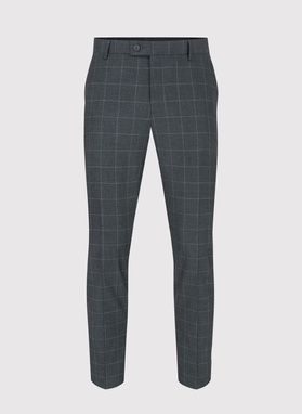 Dwuczęściowy szary dwurzędowy garnitur