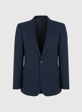 Granatowy garnitur męski