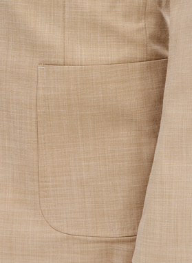 Casualowa marynarka męska w kolorze beżowym