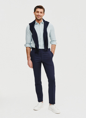 Zielona bawełniana koszula męska