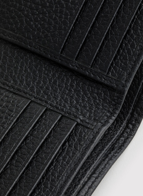 Zestaw męski skórzany portfel plus brelok