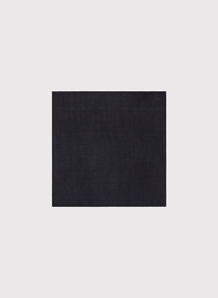 Czarna bawełniana poszetka męska