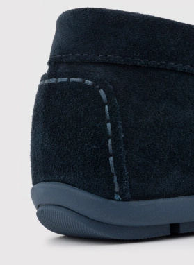 Granatowe mokasyny męskie