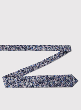 Krawat męski w kwiaty