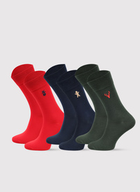 Zestaw skarpet męskich w świąteczne wzory