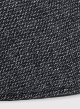 Grafitowy kaszkiet męski