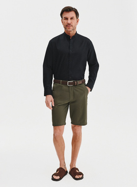 Bawełniane zielone szorty męskie